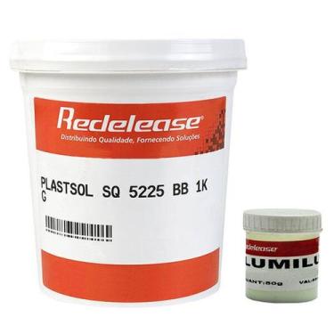 Imagem de Kit Plastisol SQ 5225 + Pigmento Lumilux Para Fabricação De Isca Glow 