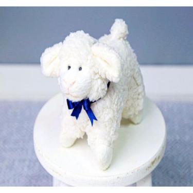 Imagem de Pelucia ovelha dolly 12 cm - detalhe laço  - CKD CONFECCOES, Marinho
