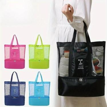 Imagem de Bolsa Praia Passeio Parque Piscina Térmica Grande Multiuso - Shop Alte