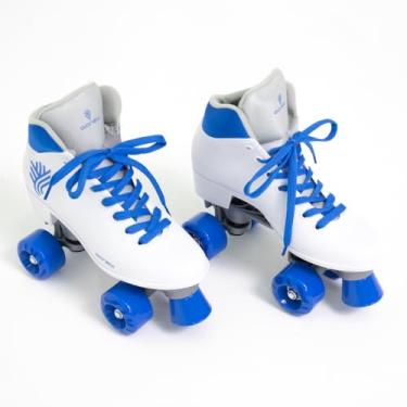 Imagem de Bel - Patins Quad Retrô Basic Branco/Azul Tam. 36