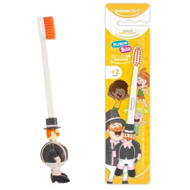 Imagem de Escova de dente infantil Powerdent 3D Mundo Bita, Rosa