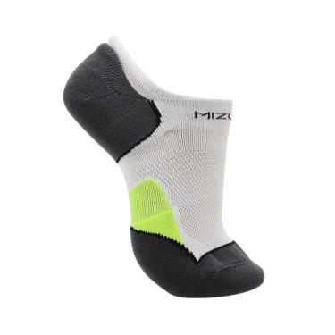 Imagem de Meia Mizuno Performance Invisível Tam. 33-38, Branco, 33-38