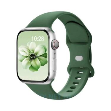 Imagem de Pulseira De Silicone De 45mm 44mm 40mm 41mm 49mm 38mm 42mm Para Apple 