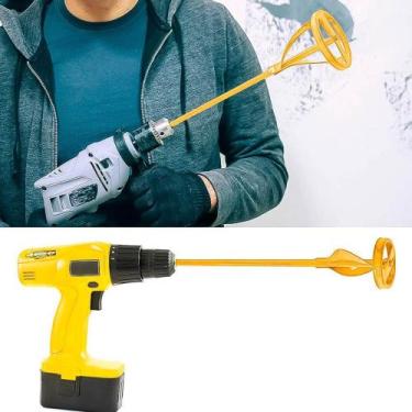 Imagem de Batedor Misturador de Tinta e Massa 38cm Aço Reforçado para Furadeira 