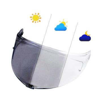 Imagem de BSTOP Protetor K6 para capacete AGV K6S Viseira de rosto inteiro adequado anti-UV Casco Moto acessórios de substituição (fotocrômico dia e noite)