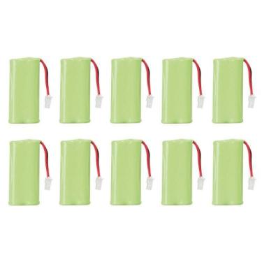 Imagem de Kit 10 Pilhas Recarregavel Telefone Ts 40 Id Ts40C Intelbras