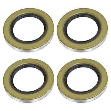 Imagem de DBEIXIWEI 4 peças Vedações de graxa de cubo de roda de reboque de lábios duplos 2.358.7-3.175.1 kg Eixo de reboque adequado para acessórios de carro TruRyde GS-2250