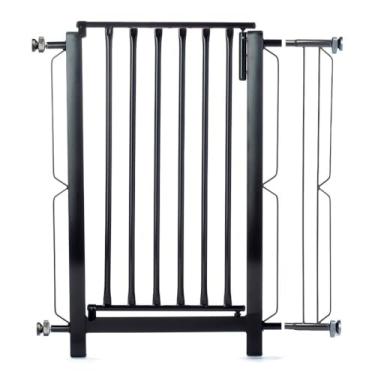 Imagem de Grade Master, Grade e portão para cachorro bebê pet, vãos de 76cm a 80cm - Preto