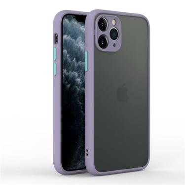 Imagem de Capa de telefone fosca para iPhone 13 12 Pro Max 12 11Pro X XS XR 7 8 Plus SE 2020 Capa híbrida de silicone Capa de proteção de câmera, T7, para iphone 13Pro