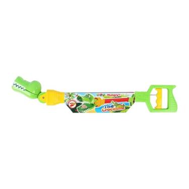 Imagem de JunZheHub Pinça Infantil, Brinquedo de Pegar Objetos, Lembrancinha de Festa, Braço Robótico Divertido, Ferramenta de Preensão Infantil em Formato de Pinça E, Crocodilos Verdes