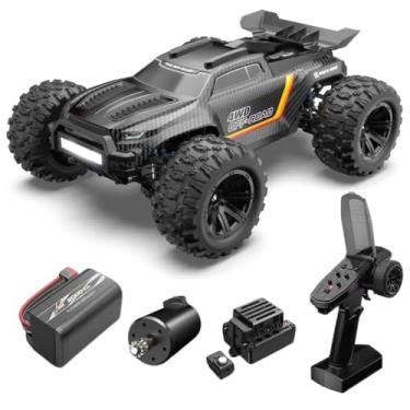 Imagem de Brushless RC Truck MJX 12212, 1/12 Scale 4x4 Off Road, 60 km/h High Speed RC Car for Adults, Brushless 3660 3450KV Motor, 60A ESC, Metal Gears & CVDs, Oil Shocks, 2.4GHz Remote RTR