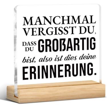 Imagem de Presentes inspiradores para mulheres e homens, ótimo lembrete placa de acrílico presentes motivacionais para amigos, colegas de trabalho e colegas