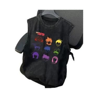 Imagem de Camiseta Sem Mangas Masculina Oversized Com Estampa Gráfica Vintage La
