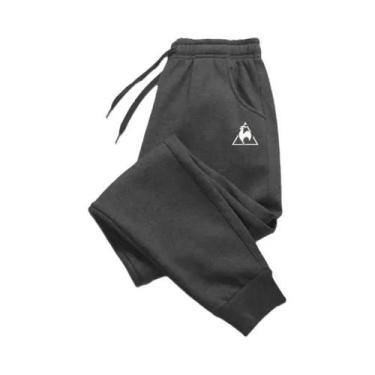 Imagem de Calças De Moletom Masculinas De Fleece Estilo Harajuku Casual Para Esp