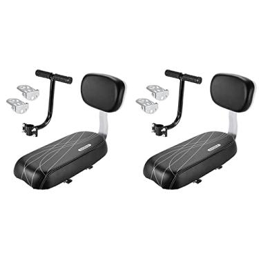 Imagem de Bumdenuu Conjunto de apoio para os pés com almofada traseira para bicicleta, apoio de braço e apoio de braço para bicicleta