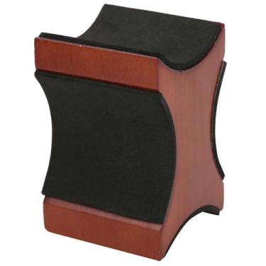 Imagem de Suporte de descanso de pescoço de guitarra, suporte universal de mesa para reparo de instrumentos, com 2 ajustes de altura para guitarra baixo, ukulele, bandolim, banjo