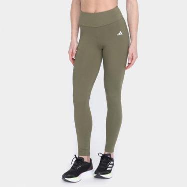 Imagem de Calça Legging Adidas Treino Básica Feminina, Verde, GG