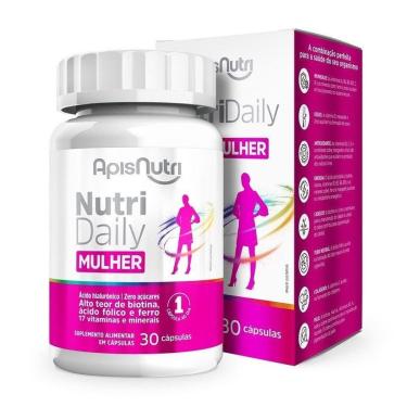 Imagem de Nutri Daily Mulher (30 caps) - Apisnutri-Masculino
