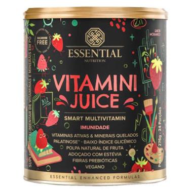 Imagem de Vitamini Juice Multivitamínico - Morango - 276g - Essential Nutrition