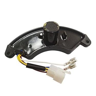Imagem de Regulador Automático de Tensão AVR para Gerador Gasolina Monofásico 5KW 6 - Mantém Saída Estável Previne Danos por Flutuação e SobreCarga Mecanismo Eletromecânico Elétrônico Gerencia AC Voltage