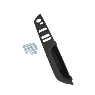 Imagem de RHD interior direito porta do motorista painel de apoio de braço painel interruptor tampa da maçaneta da porta compatível com BMW Série 3 E90 E91 316 318 320 325 328i 2004-2012(Black Low-end 37.5)