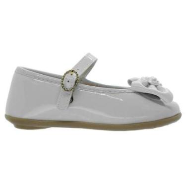 Imagem de Sapatilha Infantil Menina Pimpolho 0120454C Branco-Feminino