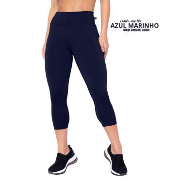 Imagem de Calças Corsário Ginastica Feminino Suplex Fitness Academia Pronta Entrega-Feminino