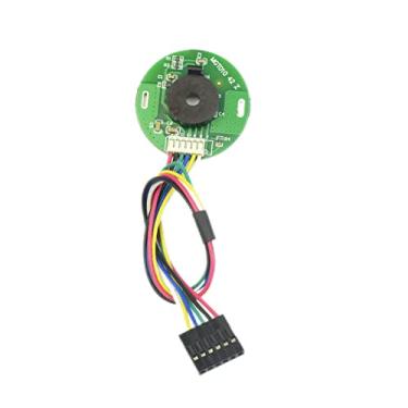 Imagem de CHANCS Ímã permanente DC 775 Resolução do motor 16PPR AB Fase Hall codificador magnético de alta precisão codificador de motor da escova