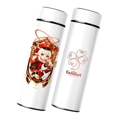 Imagem de Garrafa de água Klee Thermos, Genshin Impact Sports Bonita garrafa de bebida isolada para casa escola viagens ao ar livre