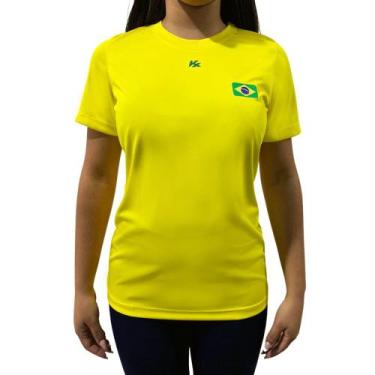 Imagem de Camiseta Kanxa Brasil Amarelo - Feminino