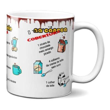 Imagem de Caneca Receita Bolo Chocolate De Caneca Páscoa Personalizado