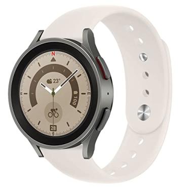 Imagem de Pulseira de substituição compatível com Samsung Galaxy Watch 4, 40/44 mm/pulseira de silicone Galaxy Watch 4 Classic 42/46 mm/Galaxy Watch 3,41 mm/active/active 2,40/44 mm