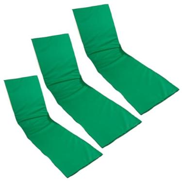 Imagem de Colchonete Almofadado Espreguiçadeira Piscina Verde Liso 3un