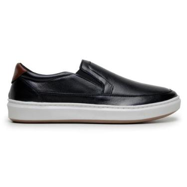 Imagem de Sapatenis Sapato Masculino Mocassim Slip On Tenis Casual Social Iate C