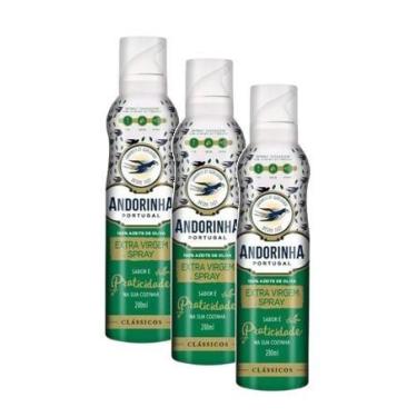 Imagem de Kit 3 azeite extra virgem spray - andorinha - 200ml - MANCINI