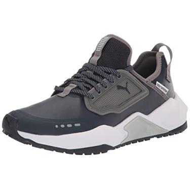 Imagem de PUMA Sapato de golfe masculino Gs.one, Blazer marinho/sombra silenciosa/sombra silenciosa, 10.5