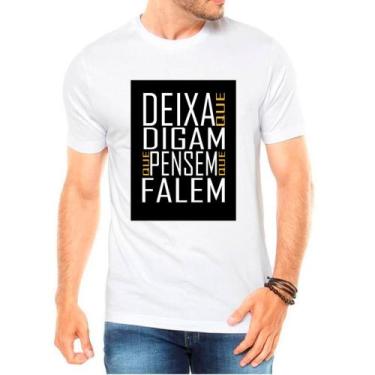Imagem de Camiseta Frases Humor Lançamento 07 - DESIGN CAMISETAS, Modelo 01, M