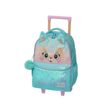 Imagem de Mochila de Rodinhas Pacific Com Alças Pack Me Sweet Verde-Feminino