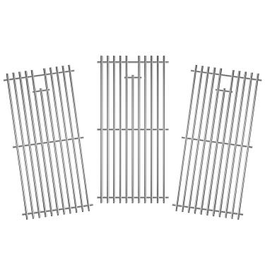 Imagem de Grelhas para queimador Charbroil Advantage 4 463343015 463344015 463344116 463240015 Gas2coal 463340516, peças de reposição para CharBroil G460-0500-w1, G530-b700-w1, 16 -15/40.6 cm, aço inoxidável