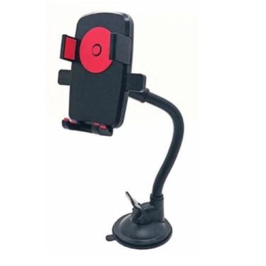 Imagem de Suporte Carro Automotivo Veicular Celular Encaixe Gps Vidro Trava Auto