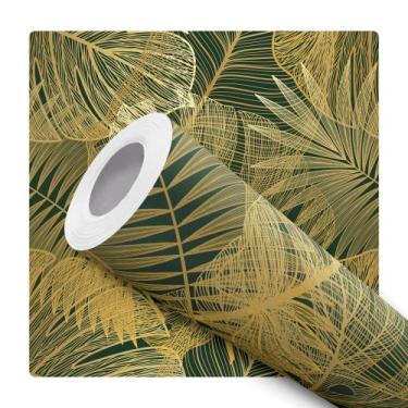 Imagem de Papel De Parede Vinílico Arabesco Azul Sala Quarto              - Baza