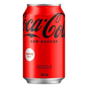 Imagem de Kit c/ 6 Refrigerante Coca-Cola sem Acucar Lata 350ml