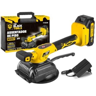 Imagem de Maquina Assentar Pisos Porcelanatos Elétrica Com Ventosa Até 50kg A Bateria 21v Ttm21b The Black Tools