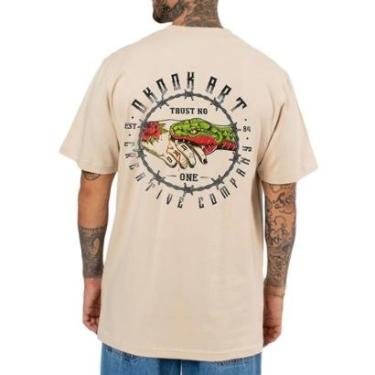 Imagem de Camiseta Masculina Okdok Oversized Trust No One-Masculino
