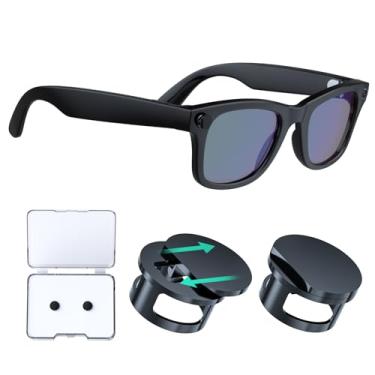 Imagem de Capas de bloqueio de luz LED ajustáveis para RayBan Meta Wayfarer, Skyler, Oakley, acessórios de headliner, capa de luz de meta-óculos, luz de bloqueio fácil durante a gravação, disponível para dia e