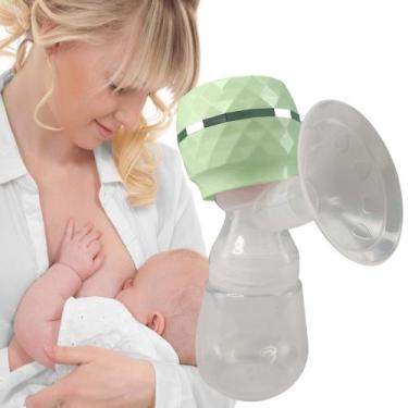 Imagem de Bomba de Tirar Leite Materno Extratora Amamentação Bateria Eletrica Re