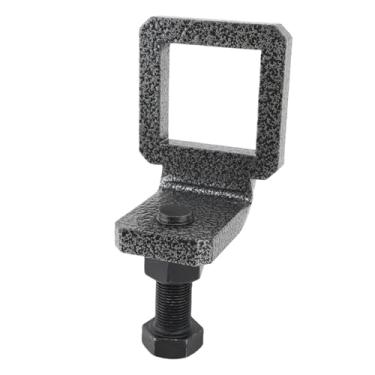 Imagem de Fockety Grampo tensor de engate antivibração, grampo de engate antivibração para serviço pesado, estabilizador de engate para receptores de engates de 2 pol (Preto manchado)