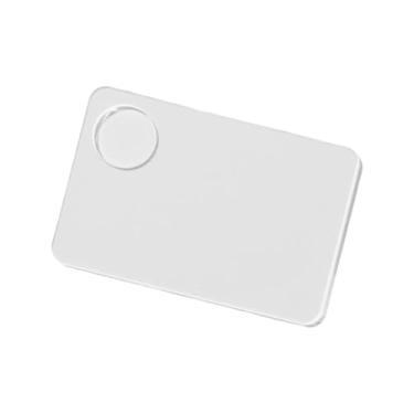 Imagem de oshhni Paleta de maquiagem Beauty Blending Color Board Nail Art Acessórios portáteis de viagem Batom portátil Paleta de base cosmética, Retângulo 10cmx15cm