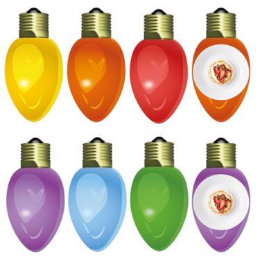 Imagem de Whaline 60 peças de jogo americano de papel de Natal coloridos tapetes de jantar descartáveis para mesa de festa de fim de ano