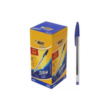 Imagem de Canetas Atacado Bic Cristal Azul Esferográfica - 1cx - 50un